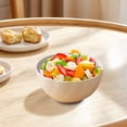 thumbnail image 4 of Straw Bowl Set, Large Wheat Straw Serving Bowls Lightweight Unbreakable Dinnerware, Microwave Safe Reusable Tableware for Household Dorm Camping, 5-Pack, 4 of 7