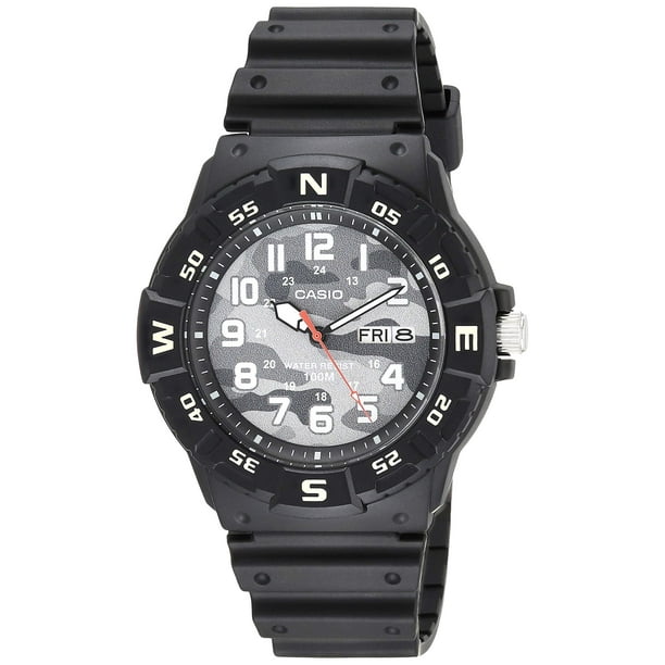 Casio Men s Dive Style Watch Black Walmart