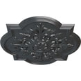 thumbnail image 3 of 31 1/4"OD x 2"P Bonetti Ceiling Medallion (Fits Canopies up to 7 3/8"), Hand-Painted Pewter, 3 of 6