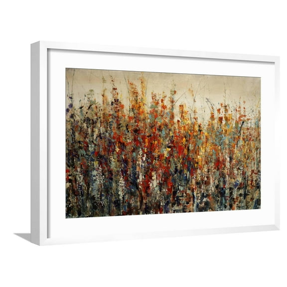 Art.com Bliss Buds Giclee Print by Tim O'toole, White Frame Wall Art, 29" x 21"