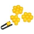 thumbnail image 4 of 20pcs Universal 19mm Cubiertas de tuerca de rueda Tapas de tuerca de seguridad Protector d Abanopi Cubierta de tuerca de rueda, 4 of 6