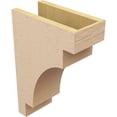 thumbnail image 5 of 6"W x 12"D x 18"H Classic Mediterranean Rough Cedar Woodgrain TimberThane Corbel, Primed Tan, 5 of 6