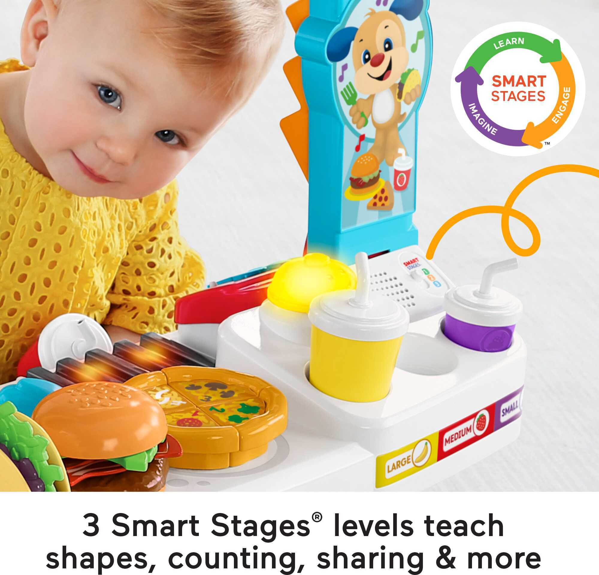 Fisher-Price Laugh & Learn Servin’ Up Fun Food Truck Electronic Activity Center for Toddlers - image 4 of 8