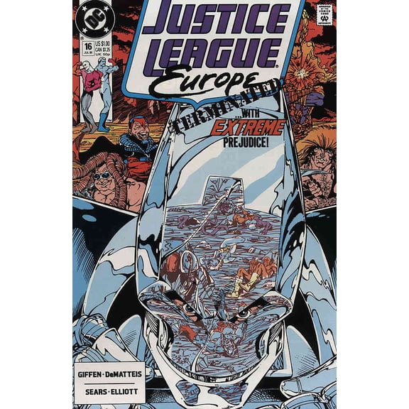 Justice League Europe #16 VF ; DC Comic Book