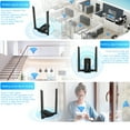 thumbnail image 6 of COFEST USB 300M Wireless Repeater WIFI Extender 300 Megabit Signal Booster Network Signal Amplifier Black, 6 of 9