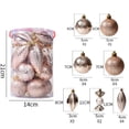 thumbnail image 1 of Juego de bolas de Navidad, caja de regalo decorativa, regalo de Navidad, colgante de decoración para árbol de Navidad, juego mixto de bolas, 1 of 6