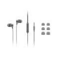 thumbnail image 3 of Lenovo - Auriculares internos analógicos 110 - Micrófono en línea - Conectividad de 3,5 mm - Botón de reproducción y pausa - 3 tamaños de almohadillas incluidas, gris, 3 of 5