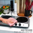 Electric Double Burner Ceramic Glass Hot Plate Cooktop Portable