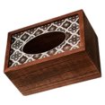 thumbnail image 4 of Caja de pañuelos de madera con tapa, estilo vintage, para escritorio, para decoración del hogar y la oficina, 4 of 6