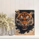 thumbnail image 2 of Qisvanset 12x16 Inch 2D Flat Framed Canvas Art, Panoramic Bengal Tiger Japanese Style Wildlife Wall Art Home Decor, 2 of 5