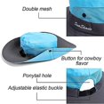 thumbnail image 5 of Sombrero de ala ancha para mujer, sombrero de malla tipo cubo, sombrero de pesca al aire libre, protección UV, 5 of 5