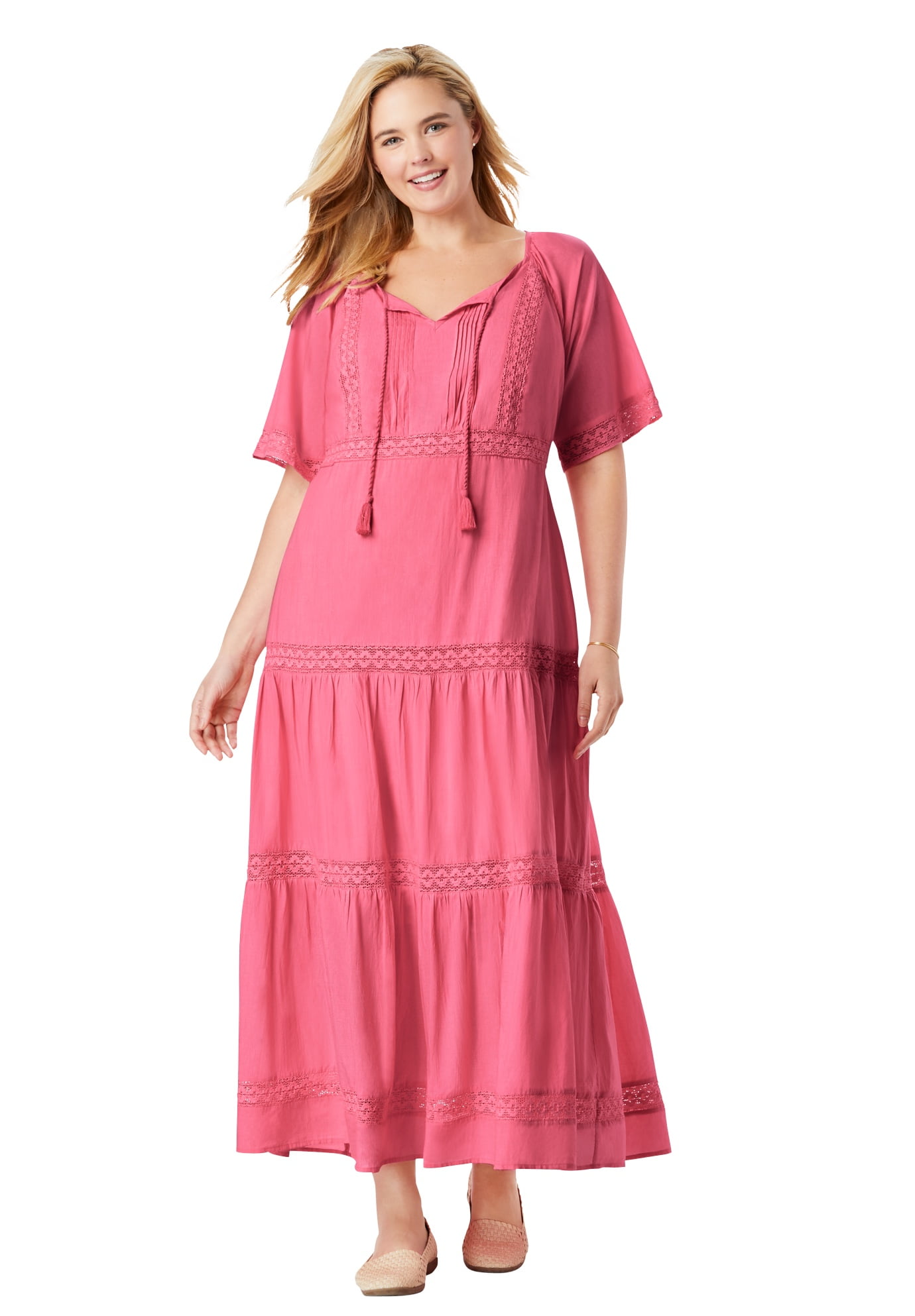 tassel plus size dress