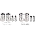 thumbnail image 4 of 2Pairs Stainless Steel Ball Lock Keg Posts Couplers Set for Homebrew Draft Beer, 4 of 8
