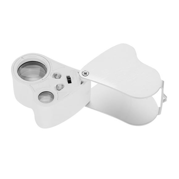 lupa de la joyería lupa con iluminación led lentes de aumento 30x 60x para inspecciones de diamantes de joyería ventas de garaje o intercambios para satisfacer a compradores sellos etc ecomeon no