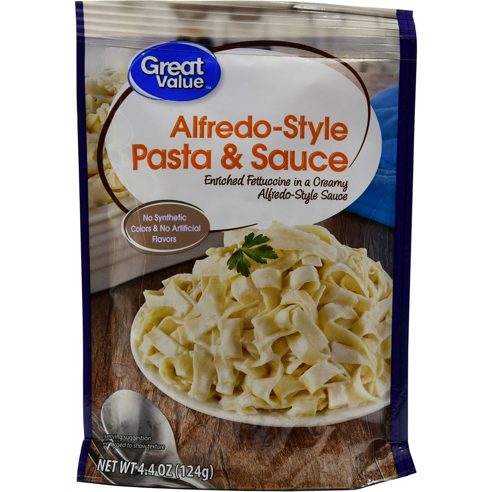Great Value AlfredoStyle Pasta and Sauce, 4.4 oz