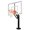 Brick Red, variant on HydroChamp III Stainless Steel-Acrylic Adjustable Poolside Basketball System, Brick Red