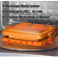 thumbnail image 2 of Microwave Toastie Sandwich Maker,3-in-1 Microwave Toaster for Cheese Panini, 2 of 5