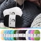 thumbnail image 1 of Fiudx Hilo de Crochet Colorido, Suave Algodón de Leche, Colores Brillantes y Lustrosos, Ideal para Manualidades y Proyectos de Tejido, Ideal para Bolsos, Bufandas y Gorros, 25 G Por Rollo, 65 M de La, 1 of 1