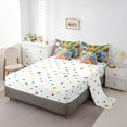 Groovy Floral Bedding Comforter Sets 7 Pieces Girly Rainbow Bed in a
