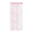 thumbnail image 2 of MTBLYS Cortina con cuentas de rosas de 99 x 201 cm | Cortina divisoria de ambientes de poliéster con borlas | Elegante diseño arqueado para ventanas, puertas, armarios y decoración del hogar, 2 of 6