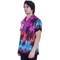 thumbnail image 7 of Varnit Crafts Mens Hawaiian Shirt Relaxed-Fit Funky Casual Opal Purple 3XL, 7 of 7