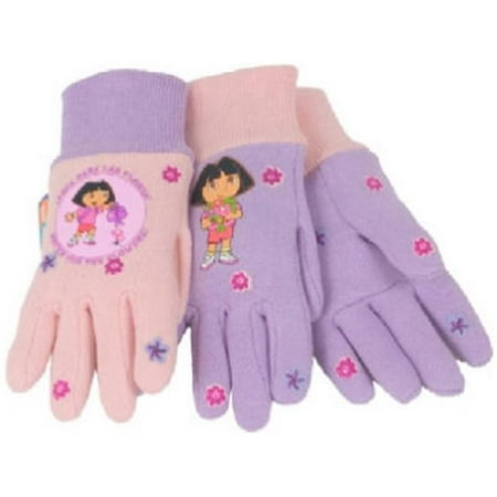 UPC 072264311024 product image for Midwest Gloves & Gear Dora the Explorer 100% Cotton Kids Gardening Gloves | upcitemdb.com