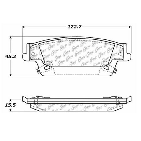 Go Parts Oe Replacement For 2005 2017 Cadillac Sts Rear Disc Brake Go Parts Oe Replacement For 2005 2017 Cadillac Sts Rear Disc Brake Pad Set