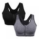 thumbnail image 1 of Sujetador deportivo sin costuras Lorddream con cremallera frontal para mujer (paquete de 2, tallas M-4XL), 1 of 8