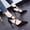 Black, variant on Gspmoly Women's Slides, Women's Pointed High Heels With Feminine Temperament Suede Thin Heels Shallow Mouth Women's Shoes Women's High Heels Slippers Women Pink 40