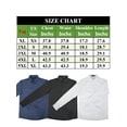 thumbnail image 3 of Mens Dress Wedding Classic Long Sleeve Dress Shirt Top Solid Color Regular Fit Button Down Premium Dress Shirt, 3 of 8