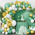 thumbnail image 3 of Hojas doradas artificiales con tallos LOMIRO, 30 unidades, decoración de boda, 3 of 7