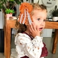 thumbnail image 5 of JoyBowie 8 Pcs 5.3 Inch Tassel Grosgrain Hair Bows, Alligator Clips for Girls, 5 of 9