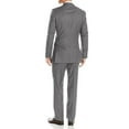 thumbnail image 2 of LN LUCIANO NATAZZI Mens Suits 2 Button Modern Fit Side Vent Narrow Stripe Suit Grey, 2 of 5