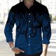 thumbnail image 3 of Camisa de hombre de 11 colores, otoño e invierno 2024, ropa de gran tamaño, camisa de manga larga con estampado 3D de pulpo, blusas casuales holgadas de moda, 3 of 5