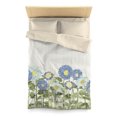 thumbnail image 3 of Sunflower Field Microfiber Duvet Cover in Blue, 3 of 3