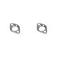 thumbnail image 1 of Kenally Carburetor Manifold Rhombic Stainless Steel Intake Spacer Gasket Wear-resistant O-ring Exhaust Pipe Professional Kit Gasket 2piezas, 1 of 6