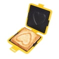 thumbnail image 1 of Microwave Toaster Maker, Non Electric Cooking Microwave  Panini Maker, Grill Tray with Heart Pattern for Cooking Breakfast, Dishwasher Safe, 1 of 7