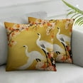 thumbnail image 2 of COMIO  Throw Pillow Cover Japanese Beautiful Kimono of Illustrations Japan Asia Crane Decorative Pillow Case Home Decor Square Pillowcase 2pc, 2 of 6