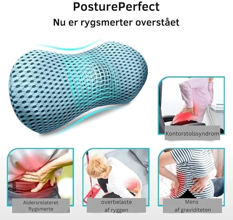 Original Neocushion Lumbar Support Pillow, 2026 New Lumbar Support Pillow, Memory Foam Lumbars Pillows for Back Pain and Sleep Discomfort, Durable, Breathable and Stylish (White)