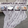 thumbnail image 4 of Cheer Collection Soft and Furry Long Shaggy Hair Throw Blanket, 4 of 5