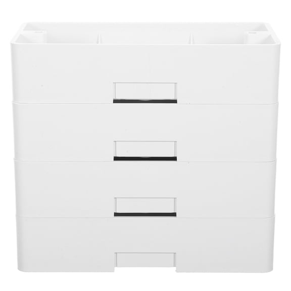 Raindrops Switch Box 4Pcs White PVC for Daily Convenience and Aesthetic Appeal