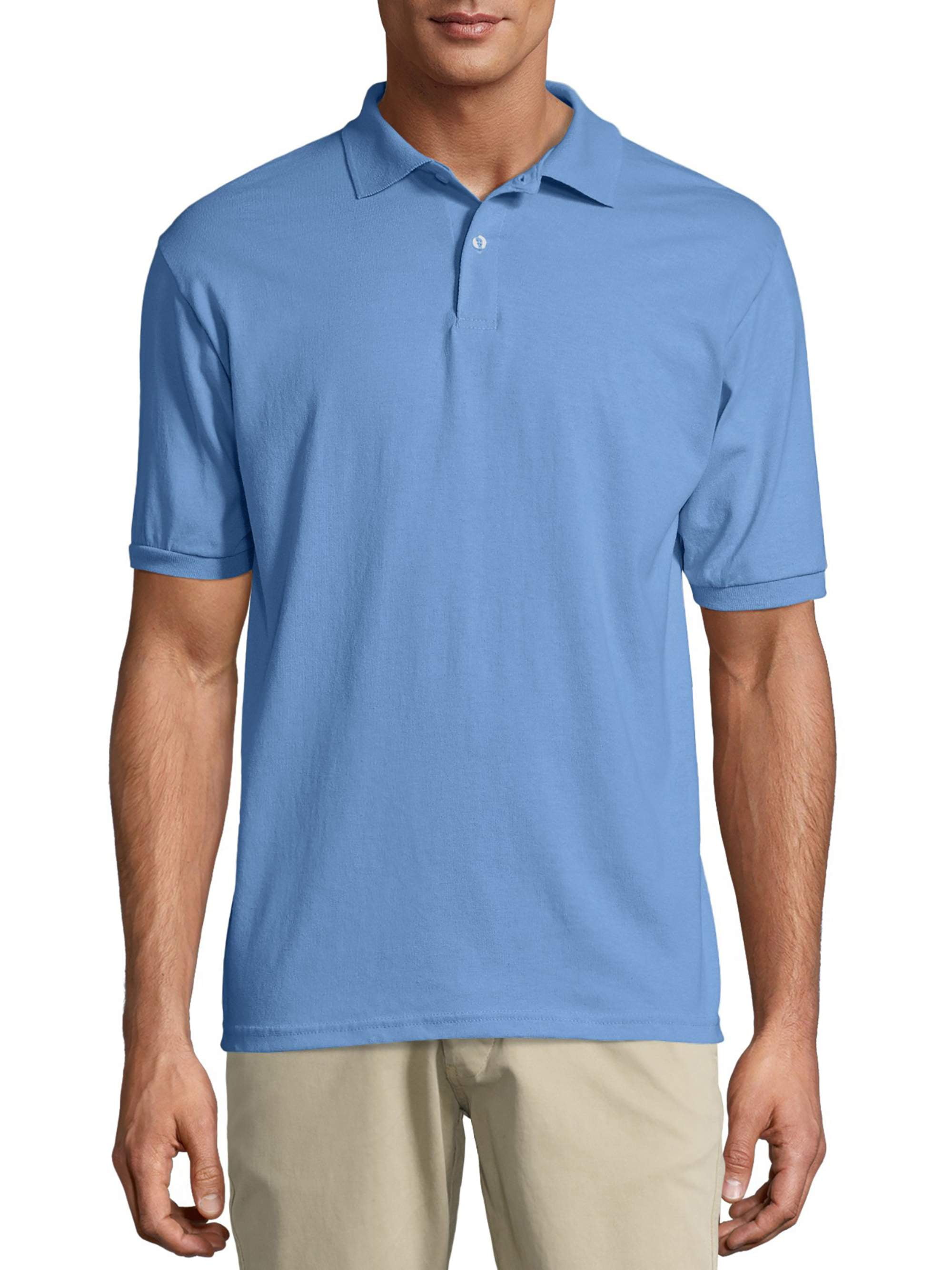 Hanes Hanes Men's Ecosmart Jersey Polo Shirt