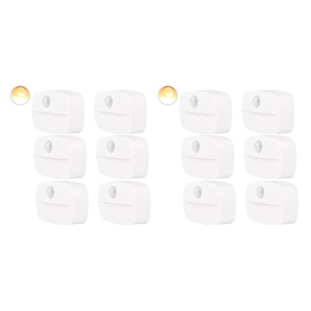 Bewildely Luz de noche LED, luces inalámbricas con Sensor de movimiento, lámparas para pasillo, armario, escalera, habitación, gabinete de dormitorio, Type4 NO4 Bewildely CBP261384