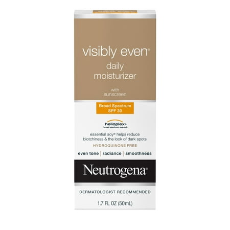 Neutrogena Visibly Even Daily Facial Moisturizer, SPF 30, 1.7 fl. (Best Tinted Moisturizer In India)