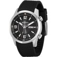 thumbnail image 1 of Reloj de buceo para hombre Reloj de pulsera mecánico automático con corona atornillada 20ATM Resistente al agua HV600 Dureza Cristal de zafiro Banda de silicona Super luminoso Relojes para hombre Negro, 1 of 5