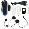 thumbnail image 1 of Auriculares Bluetooth para casco de motocicleta QTB35 Auriculares Bluetooth 5.0 ultrafinos para casco de motocicleta con micrófono, 1 of 15