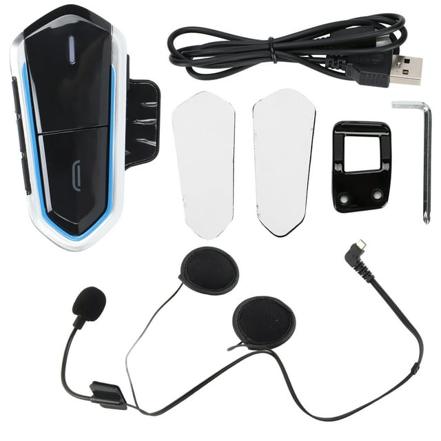 Auriculares Bluetooth para casco de motocicleta QTB35 Auriculares Bluetooth 5.0 ultrafinos para casco de motocicleta con micrófono
