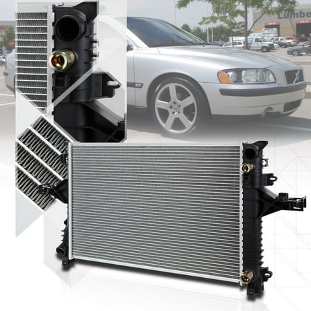 Volvo 240 Car Radiator - Aluminum Core Radiator OE Replacement for 99-09 Volvo S60/S80/V70/XC70 AT 2805 00 01 02 03 04 05 06 07 08