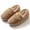 Khaki, variant on Women's Winter Warm Bootie Slippers Fuzzy Fleece Lined Memory Foam House Shoes for Indoor Outdoor