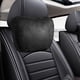 thumbnail image 3 of Almohada cervical universal de gamuza para coche, accesorios para coche, reposacabezas. Negro, 3 of 6
